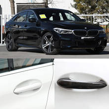 For BMW 6 series GT 6GT G32 640i 630i M 2018 2019 2020 High Quality Carbon Fiber Door Handle protection cover Trims Fits 2024 - buy cheap