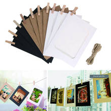 10pcs Kraft paper Photo Frame DIY 7 Inch  Home Wall Hanging Decor For Wedding Birthday Party Wall Photos Picture Frame Home Gift 2024 - buy cheap