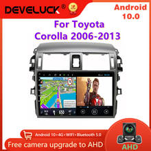 Автомагнитола 2 din, мультимедийный плеер Android 10,0 для Toyota Corolla E140 E150 2006-2013, с разделенным экраном, навигацией, GPS, carplay, стерео 2024 - купить недорого