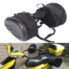 Bolsas de equipaje impermeables para casco de motocicleta, bolsos de viaje para SILLÍN de motocicleta, de cuero Pu, para asiento trasero de Motocross 2024 - compra barato