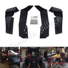 1 Set Black Plastic UTV Fender for Polaris RZR-S 900 2015 2016 2017 Motorcycle Mudguards Flaps For Polaris RZR-S 1000 2016 2024 - buy cheap