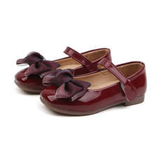 Bekamila sapatos de couro infantil, calçados femininos para crianças, infantil, de couro, com laço, lindos, antiderrapantes, confortável, verão 2019 2024 - compre barato