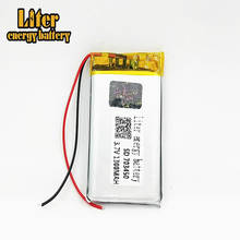 Batería de iones de litio de polímero de alta capacidad para juguete, Banco de energía, GPS,mp3,mp4, Bluetooth, 703450, 703550, 3,7 V, 1300MAH, 073450 2024 - compra barato