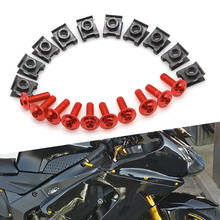 Tornillos de carenado CNC para motocicleta, Kit de tuercas para GILERA Nexus 125 250 300 E3 2007 2008 2009 2010 2011 2012, 10 Uds. 2024 - compra barato