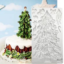 Christmas Tree Silicone Sugarcraft Mold Fondant Cake Decorating Tools Candy Clay Cupcake Chocolate Baking Mold 2024 - buy cheap