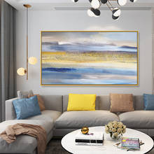 Pintura a óleo moderna para sala de estar, sala de estar, sofá, cenário, restaurante, quarto, pinturas, muito grande, praia, pássaros, pintura decorativa 2024 - compre barato