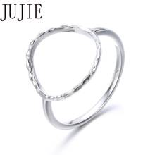 JUJIE Gold Color Rings For women Fashion Jewelry 316L Stainless Steel Rings luxury Simple Mini Rings Women 2024 - buy cheap