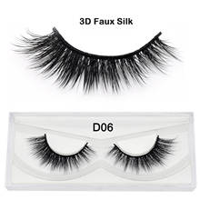 Visofree 3D silk eyelashes handmade full strip lashes thick false eyelashes makeup silk eye lashes extension faux mink lashes 2024 - buy cheap