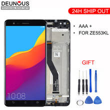 New 5.5" For ASUS ZenFone 3 Zoom ZE553KL LCD Display Touch Screen Digitizer Assembly Replacement For ASUS Z01HDA LCD With Frame 2024 - buy cheap