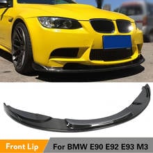 Car Front Bumper Lip Spoiler Splitters for BMW E90 E92 E93 2007 - 2012 Front Bumper Lip Spoiler Guard Carbon Fiber / FRP 2024 - buy cheap