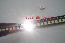 Бесплатная доставка 3000 шт./лот 3528 LED белый/теплый белый 1210 3528 SMD LED ультра яркий белый свет Диод 2024 - купить недорого