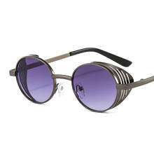 Óculos de sol masculino punk, óculos da moda e do design de marca, vintage, 2021, punk, uv400 2024 - compre barato