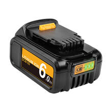 Bonacell-bateria para ferramentas dewalt, 6000mah, 20v/18v, para dcb180, dcb18d, dcb201, segundo dcb200, oferta 2024 - compre barato