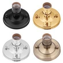 E26/E27 220V/90-260V/110V Vintage Industrial Ceiling Wall Light Base Holder Pendant Bulb Lamp Screw Socket New High Quality 2024 - buy cheap