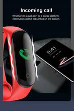 M4 спортивный смарт-браслет, фитнес-трекер, умные часы с сердцем, смарт-браслет, пульсометр, монитор артериального давления, браслет для здоровья 2024 - купить недорого