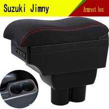 Reposabrazos para Suzuki Jimny, compartimento central con carga USB, aumento de doble capa, portavasos de contenido de tienda central, accesorios 2024 - compra barato