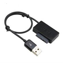 USB-кабель для ноутбука, 6P + 7P SATA-USB 2,0 2024 - купить недорого