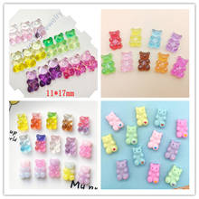 Mini Cartoon Bear Flatback Resin Cabochon Kawaii Decoration Craft DIY Scrapbooking Hair Bows Center Accessories 2024 - buy cheap