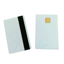 Chip IC inteligente Sle4428 de contacto blanco, tarjeta de PVC en blanco con banda magnética 2750 OE hi-co, 10 Uds. 2024 - compra barato