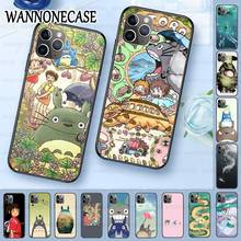 Luxury Phone Cover For iphone 11pro 5s 6s 7 8plus x xs xr xsmax coque Totoro Spirited Away Ghibli Miyazaki Anime Kaonashi 2024 - buy cheap