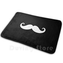 Mustache White Soft Non-Slip Mat Rug Carpet Cushion Moustache Mustache Beard 2024 - buy cheap