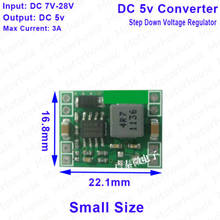 3A  DC 7V~28V 12V 24V to 5V Power Supply Module DC-DC Buck Step Down Volt Converter 2024 - buy cheap