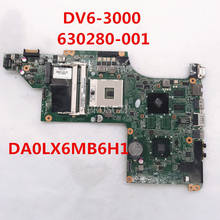 For HP DV6 DV6-3000 Laptop motherboard 630280-001 630280-601 DA0LX6MB6H1 DA0LX6MB6G2  HM55 DDR3 100% working well 2024 - buy cheap