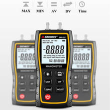 SNDWAY Digital Differential Manometer Hand-held Air Pressure Gauge 11 Units Vacuum Press Gauge Meter Monitoring Manometro 2024 - buy cheap