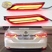 Lámpara reflectora LED 3 en 1 para coche, luz antiniebla trasera, luz de freno, señal de giro dinámica para Toyota Camry 2018, 2019, 2020 2024 - compra barato