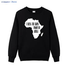 Africa men women sweatshirts I Bless Rains Down In hoodies Men O-neck sportswear Cotton Black sweatshirt High Quality pullovers 2024 - buy cheap