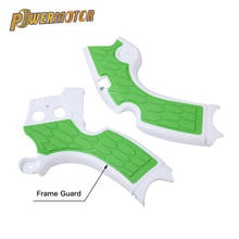 Protectores de marco verde para motocicleta, cubiertas protectoras de carenado para KAWASAKI KXF250, KX250F, 2015-2018, KX250, 2009-2019 2024 - compra barato