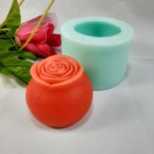 PRZY HC0179 Silicone Soap Molds DIY Rose Flowers Soap Making Moulds Clay Molds Ball Candle Aroma Resin Eco-friendly 2024 - buy cheap