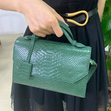 Luxury Snake Handbags For Women 2020 Women Leather Shoulder Bag Python Pattern Fashion Ladies Messenger Crossbody Bags Handbag 2024 - buy cheap