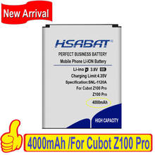 Top Brand 100% New 4000mAh Battery for Cubot Z100 Pro Z100Pro Batteries + free gfit 2024 - buy cheap