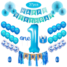Patimate primeiro aniversário decoração de festa, faixa de festa para crianças um ano, primeiro aniversário, chá de bebê 2024 - compre barato