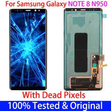 Original No Frame 6.3"AMOLED Note 8 LCD with defect For Samsung Galaxy Note8 N950 N950F N950U Display+Touch Screen Repair Part 2024 - buy cheap