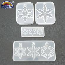 Diy Epoxy Resin Snow Pendant Silicone Mold Handmade Jewelry Accessories Chocolate Cake Decorating Tools Christmas Gifts Kitchen  2024 - buy cheap