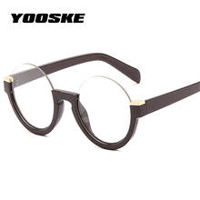 YOOSKE Blue Light Blocking Glasses Frames Men Round Eyeglasses for Women Mens Computer Eyewear Optical Frame Anti-UV 2024 - buy cheap