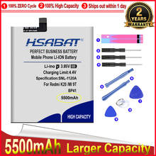 HSABAT 0 Cycle 5500mAh BP41 Battery for Xiaomi Redmi Mi 9T / K20 High Quality Mobile Phone Replacement Accumulator 2024 - buy cheap