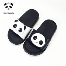 KINE PANDA Kids Slippers Girls Boys Flip Flops House Shoes Children Panda Shoes 1 2 3 4 5 6 7 Years Old Kindergarten 2024 - buy cheap