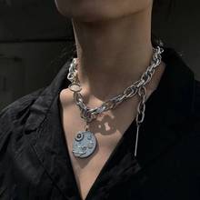 Earth Necklace for Women Punk Statement Chain Necklaces Antique Vintage Clavicle Necklaces Original Jewelry 2019 2024 - buy cheap