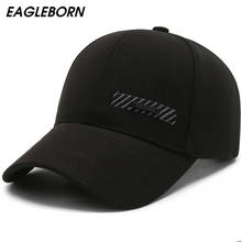 EAGLEBORN-gorras de béisbol de alta calidad para hombre, sombrero de papá exquisito, tío abuelo, gorra de béisbol negra y azul, regalos para marido, novedad 2024 - compra barato