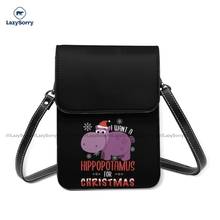 Hippo bolsa de ombro presente retro bolsa de celular bolsa de couro de trabalho bolsas femininas 2024 - compre barato