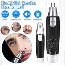 Electric Nose Hair Trimmer For Men Women Ear Face Clean Trimer Razor Removal Shaving Nose Trimmer Face Care Cleaner Tool 2024 - buy cheap