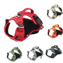 Oxford Reflective Pet Dog Harness Adjustable Safety Breathable Dog Harnesses Walking Dog Collars Harness For Big Medium Dogs XL 2024 - buy cheap