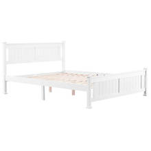 Marco de cama de PWB-005, mueble de dormitorio elegante y moderno, con tapa Vertical, de madera, tamaño Queen blanco, fácil de montar, US-W 2024 - compra barato