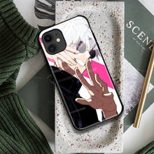 Satoru Gojo Jujutsu Kaisen Anime Glass Soft Silicone Phone Case FOR iPhone SE 6s 7 8 Plus X XR XS 11 12 Mini Pro Max Cover Shell 2024 - buy cheap