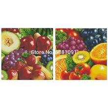 fruit patterns Counted Cross Stitch 11CT 14CT 18CT DIY Chinese Cross Stitch Kits Embroidery Needlework Sets home decor 2024 - buy cheap