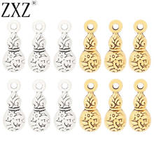ZXZ-30 piezas de plata tibetana/dorada 3D, Charms de calabaza, colgantes, cuentas para collar, pulsera, accesorios para hacer joyas 2024 - compra barato