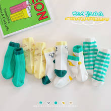 5 Pairs Spring Summer Kids Socks for Girls Newborn Boys Socks Cartton Children Sports Cotton Socks 2024 - buy cheap